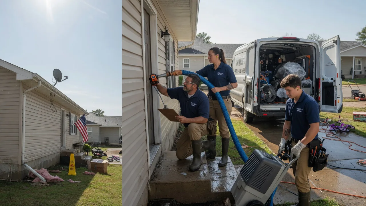 Ceiling Water Damage Restoration in Montgomery City, MO near me